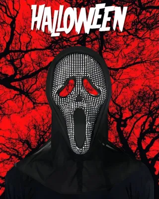 Трендовая маска «Крика» Halloween