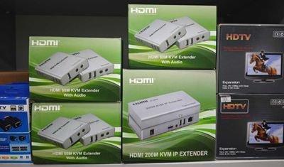 HDMI extender 60m удлинитель hdmi по utp