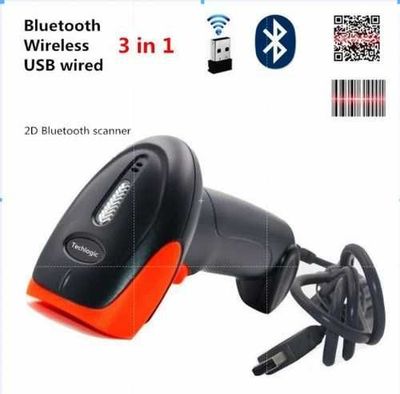 Беспроводной сканер 2D с Bluetooth для штрих кодов и QR кодов Ruidida