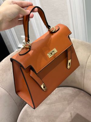 Сумочка в стиле Hermes, цвета осень