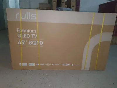 Телевизор Rulls 65 QLED SmartTv + с прошивка каналы