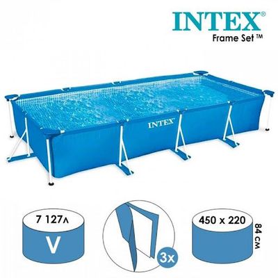 Бассейн intex со стойками| karkaslik basseyn intex