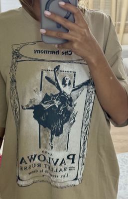 Футболка оверсайз М
