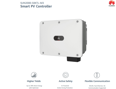 HUAWEI 50 kW 10 yil kafolat