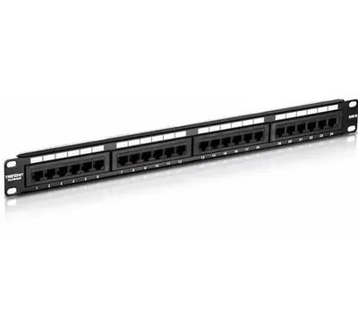 Патч-панель, Patch panel 24 port UTP Cat 6e