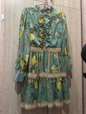 Нежное платье с кружевом от Kosmiko (Турецкий)