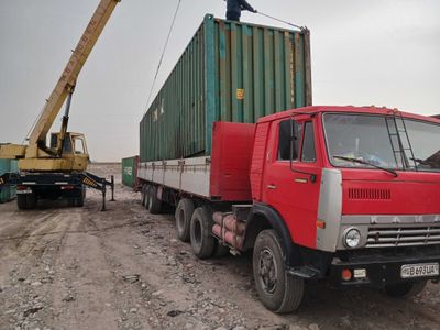 Камаз тягач + прицеп кроне