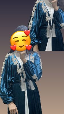 abaya toza villurdan qol mehnati 🥰