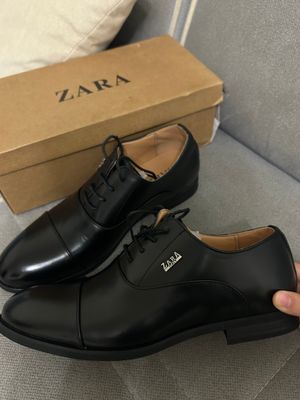 Мужские кожаные туфли Zara
