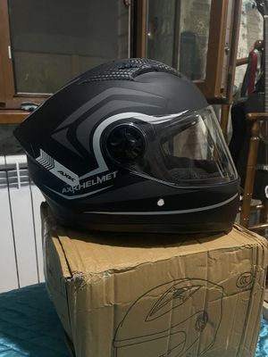 Оригинальный мотошлем AXK с bluetooth гарнитурой