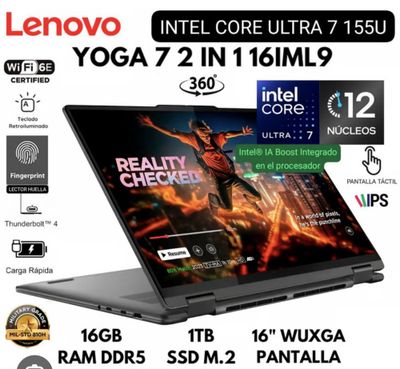 Lenovo YOGA7 ultra7 16/1 тб x-360 windows 11pro