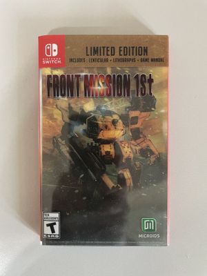 Front Mission 1st remake limited edition для Nintendo Switch