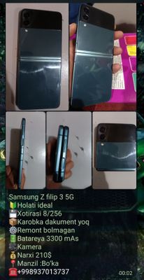 Galaxy Z flip 5G 256 xotira