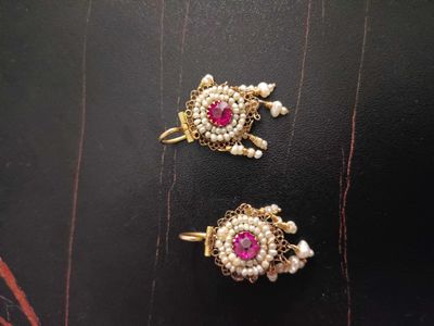 Серьги золотые тути антикварные СССР