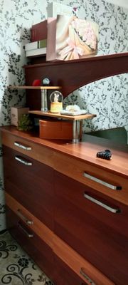 продаётся двуспальная кровать с встроенным шкафом