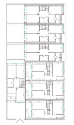 SamPi Угловой 40*20 утвержденный проект 7 коттеджей