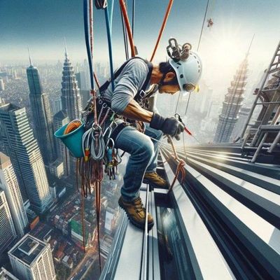 Alpinist binoning istalgan burchagida joylashgan ishlarni bajaramiz