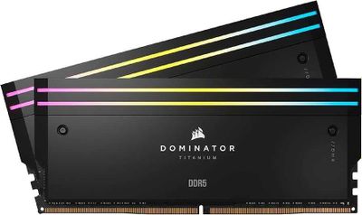 Corsair Dominator Titanium RGB 96GB (2x48GB) DDR5 DRAM 7000MT