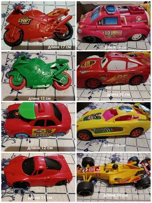 Продаю игрушечные машинки и мотоциклы б/у