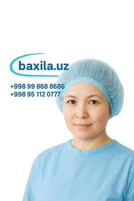 Одноразовая шапка шарлотка спанбонд шарлотта