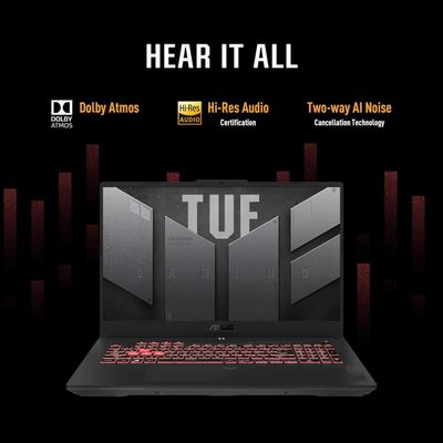 ASUS TUF A17 17.3` FHD 144Hz R7-7435HS DDR5 16GB SSD 1TB RTX 4050 6GB
