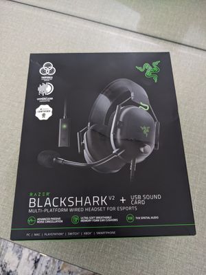 Razer blackshark V2 + USB Soundcard