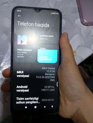 Redmi 9A ideal qiz bola ishlarkan 32gb koʻk rangli