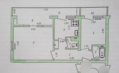 Юнусабад-7 Корзинка 2/1/4 58м²