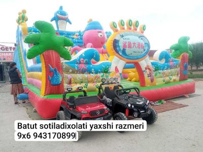 Batut sotiladi xolati yaxshi razmeri 9 ga 6 metr 1 sezon ishlagan