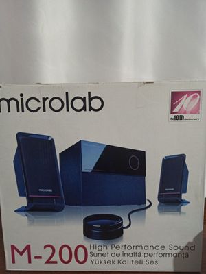 Компьютерные колонки Microlab M-200 черный