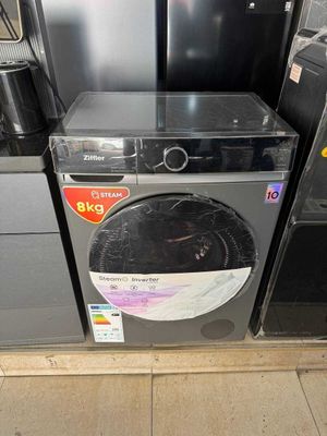 Стиральная машина Ziffler 8 кг BWMF-8J4DG Inverter Steam