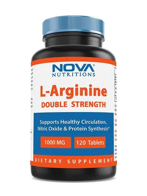 L-Arginine 1000 mg 120 таб из США Аргинин двойной силы!