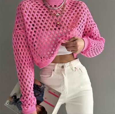 Open knit sweater (ayollar kiyimi)