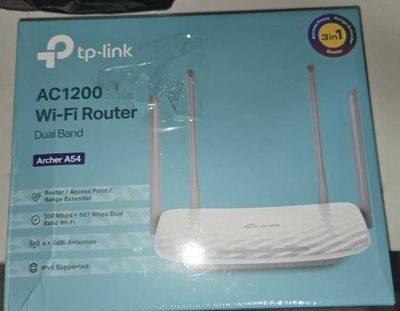 роутер Archer AC1200 (ArcherA54) новый гарантия 1 месяц