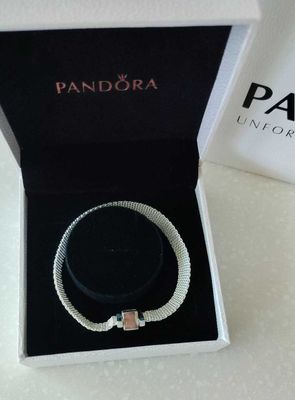 Новый из серебра S925 браслет Pandora змейка