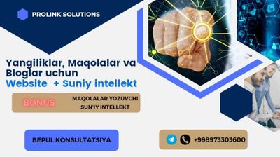 Tayyor WEBSITE - Blog & Yangiliklar va Maqolalar joylash uchun