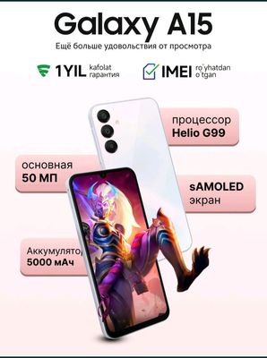 samsung galaxy A15 yangi