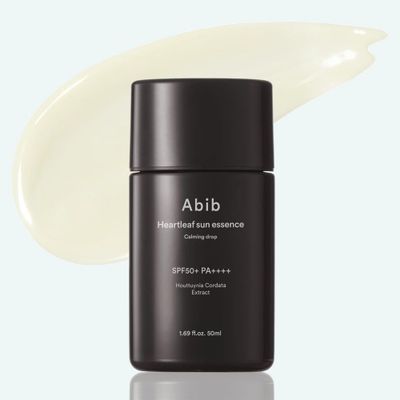 Успокаивающая эссенция для защиты от солнца Abib Heartleaf Sun Essence Calming Drop SPF50+ PA++++