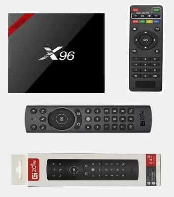 TV-приставка Android x96 905w + Второй пульт Air Mouse G20s Pro