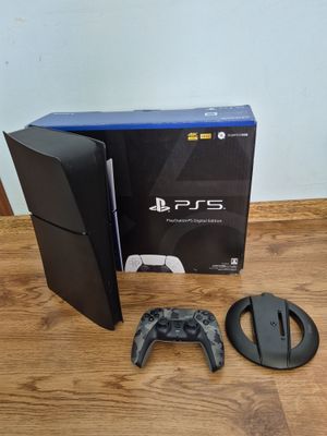 Как новый Sony Playstation 5 Slim Black + Годовая подписка Extra