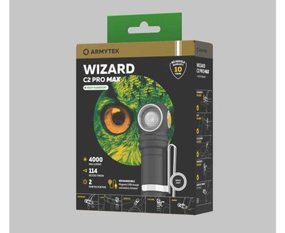 Водонепроницаемый, противоударный Armytek Wizard C2 Pro Max 4000 люме