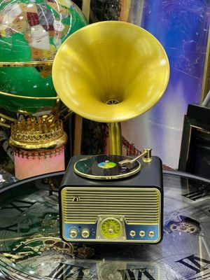 noodatiy Grammofon Bluetooth Radio Usb fleshka bilan ishlaydi