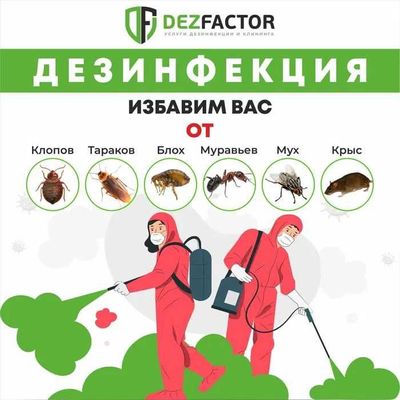 Дезинфекция! Уничтожение клопов/клопы, тараканов/тараканы, грызунов.