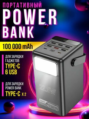 Hoco J142 Surpass 22.5W+PD20W Power Bank 100000mAh QC3.0