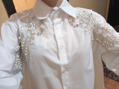 Oversize L.  martta kiyilgan