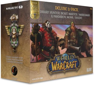 McFarlane World of Warcraft Охотник на гномов: Стрелок и Пандарен