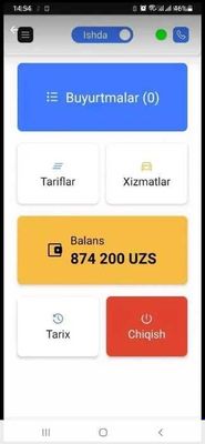 Taxi Programma, Taxi dastur, Taksometr, Taksometr, Call center, Ilova