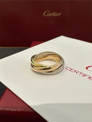 NEW Кольцо Cartier Trinity Classic Model B423420