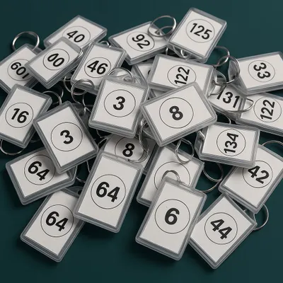 Брилоки  для ключей и Ключниц  С нумерацией