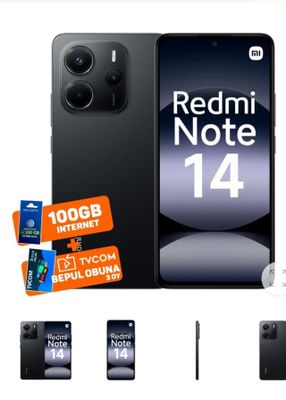 Redmi not 14 upakovkada ochilmagan